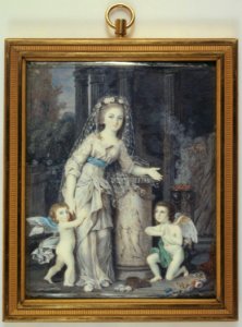 Anonymous - Portraits d'Aglaé de Polignac, duchesse de Guiche, et de ses frères - J 766 - Musée Cognacq-Jay