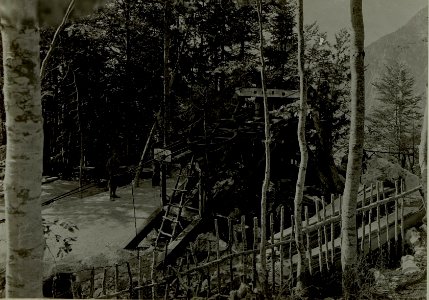 Anordnung der Zugseilräder der Drahtseilbahn Golubar Planina. (BildID 15480650)