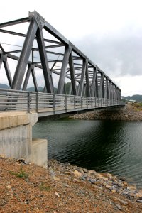 Another steel bridge built over the Raba River. (5073415719)