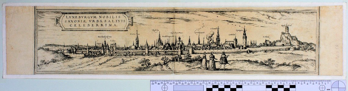Ansicht Lüneburg (Zeichnung Braun und Hogenberg 1574) 9117