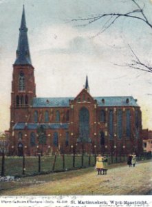Ansichtkaart St-Martinuskerk, Wyck-Maastricht (2)