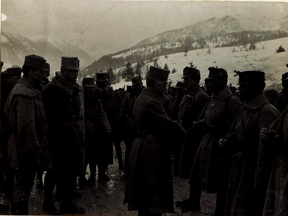 Ansprache an Mannschaften der Brigade Covin. (BildID 15584186)