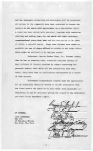 Answer to Plaintiff from City of Memphis vs. Martin Luther King, Jr, 1968 - 1968 (page 3 of 3) (4265614565)