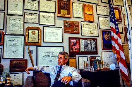 Anthony Fauci, MD, Director of the National Institute of Allergy and Infectious Diseases of the Naitonal Institutes of Health