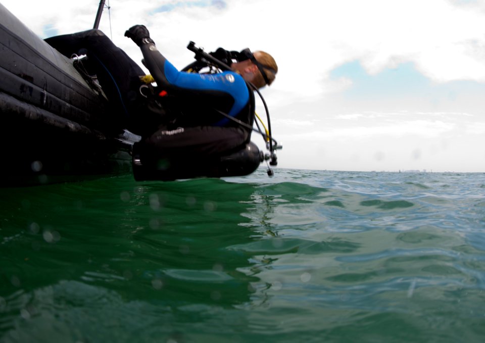 Anti-Terrorism Force Protection inspection dive 130228-N-GG400-002