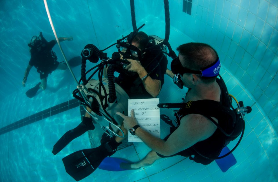Anti-Terrorism Force Protection inspection dive 130717-N-OM642-284