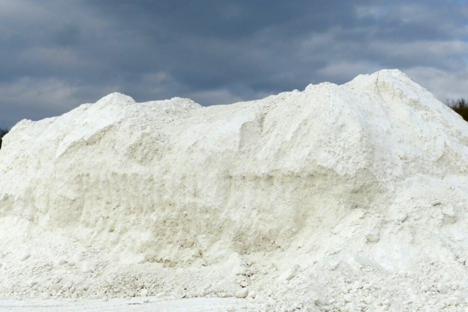 Chalk removal stone landscape