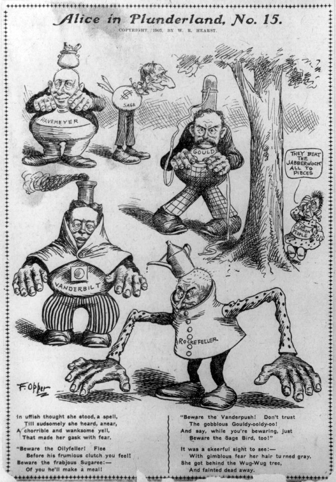 Anti-trust cartoons)- Alice in Plunderland, No. 15 LCCN2005685050