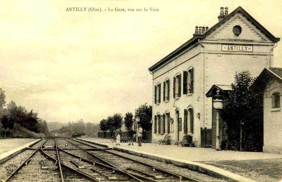 Antilly (60), la gare