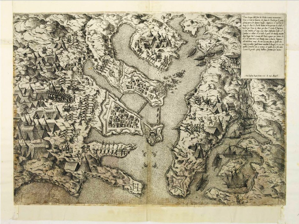 Antione Lafréry, Ultimo disegno delli forti di Malta uenuto novamente, Rome 1565