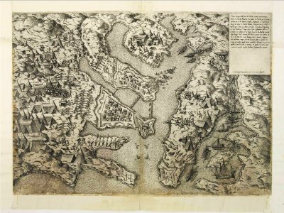 Antione Lafréry, Ultimo disegno delli forti di Malta uenuto novamente, Rome 1565