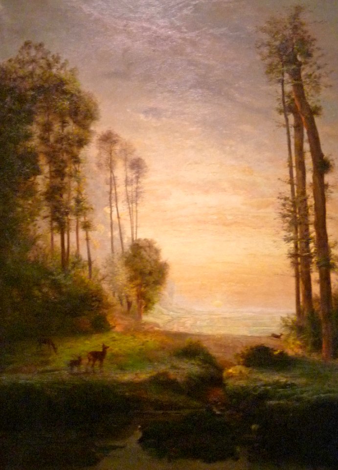 Antoine Chintreuil-Le soleil boit la rosée