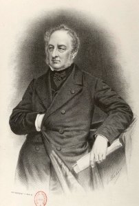 Antoine Cartier d'Aure, portrait from Traité d'équitation, fourth edition, 1870 (trimmed)