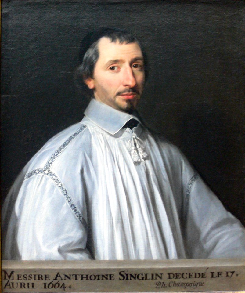 Antoine Singlin - Philippe de Champaigne - Getty Museum - without frame
