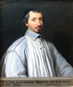 Antoine Singlin - Philippe de Champaigne - Getty Museum - without frame