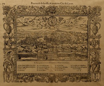 Antoine du Pinet - Pourtraict de la ville & ancienne Cité de Lyon