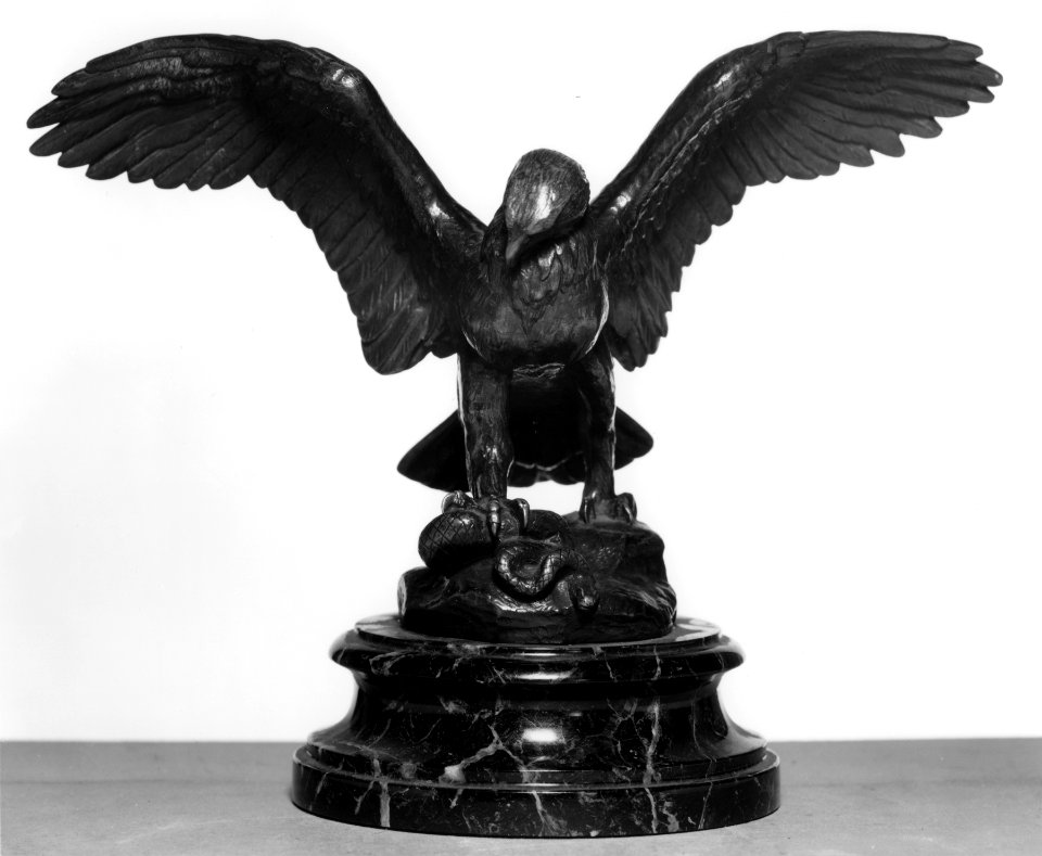 Antoine-Louis Barye - Eagle Carrying Off a Snake - Walters 27104