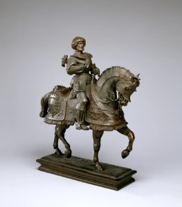 Antoine-Louis Barye - Gaston de Foix (1489-1512) on Horseback - Walters 27143 - Three Quarter