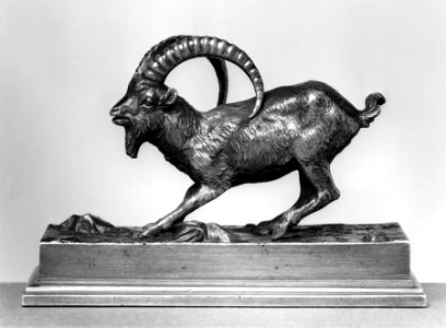 Antoine-Louis Barye - Frightened Goat - Walters 2763