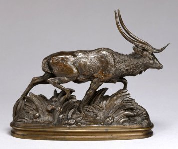 Antoine-Louis Barye - Java Deer - Walters 2794 - Profile