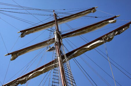 Rigging boat mast sailing vessel