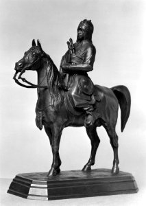 Antoine-Louis Barye - Mounted Arab - Walters 2771 - Three Quarter