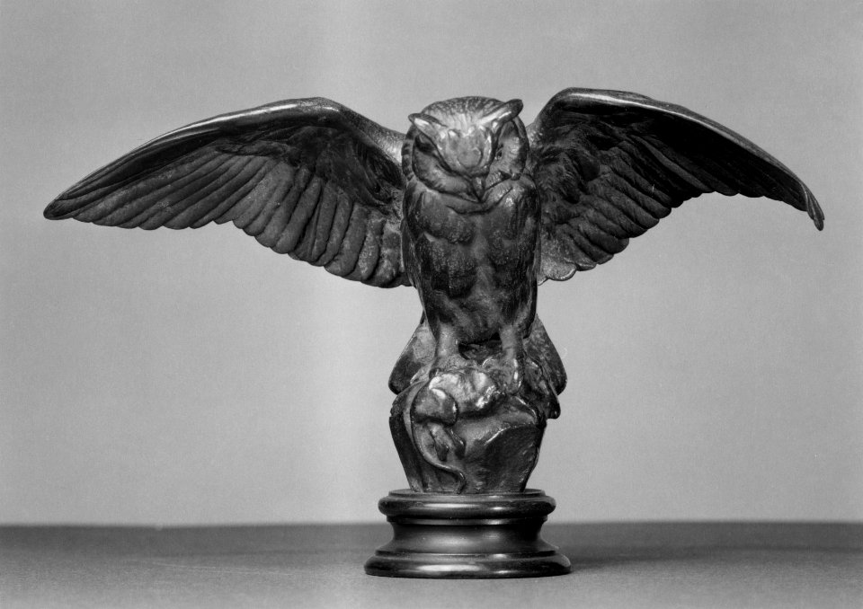 Antoine-Louis Barye - Owl with Mouse - Walters 27140