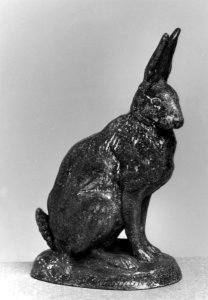 Antoine-Louis Barye - Seated Hare - Walters 2758 - Side A