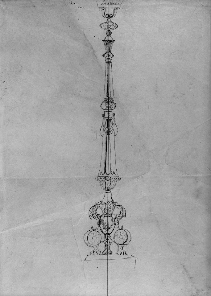 Antoine-Louis Barye - Study for a Torchère - Walters 372274