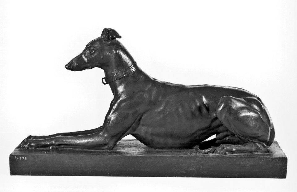 Antoine-Louis Barye - Tom, the Algerian Greyhound - Walters 27476