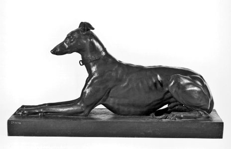 Antoine-Louis Barye - Tom, the Algerian Greyhound - Walters 27476
