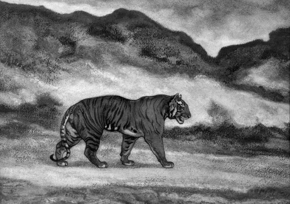 Antoine-Louis Barye - Tiger Walking - Walters 37824