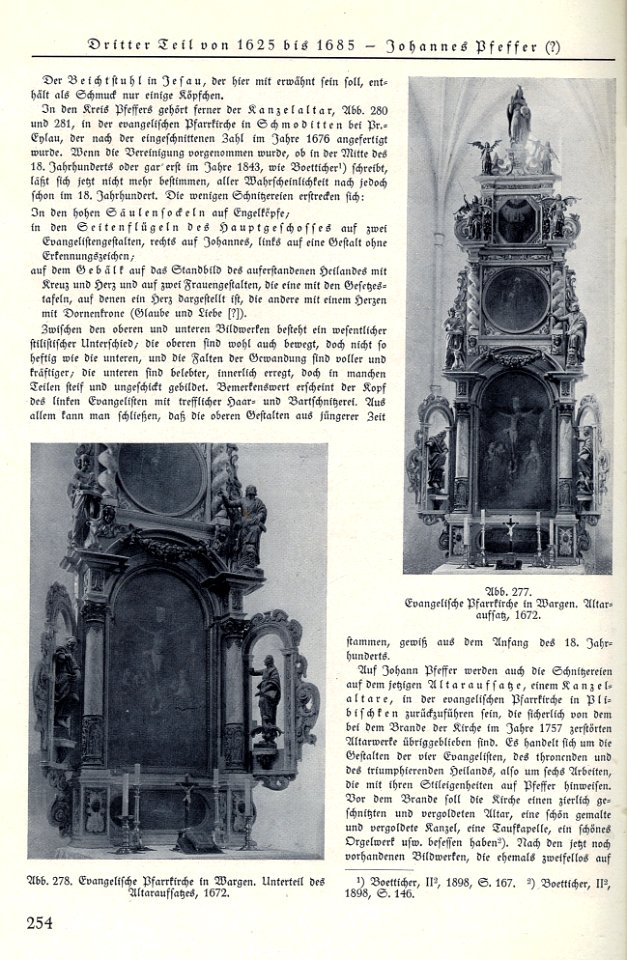 Anton ULBRICH, Geschichte der Bildhauerkunst in Ostpreußen, Gräfe und Unzer, Königsberg 1926, S. 254 Die Bildhauerfamilie Pfeffer in Königsberg, Johannes Pfeffer