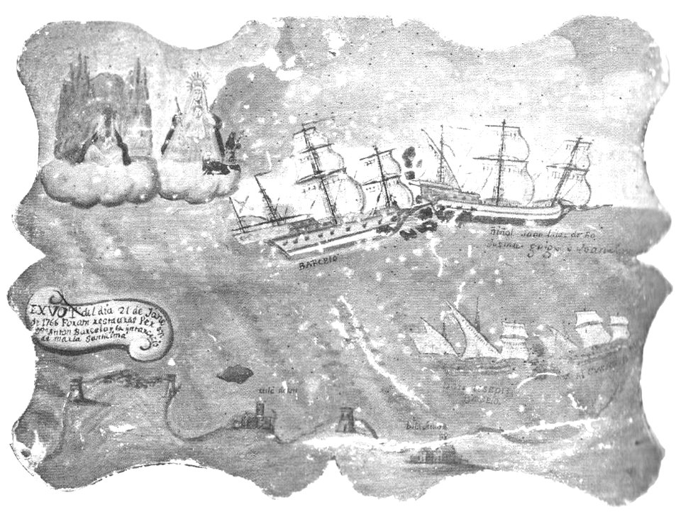 Antonio barcelo exvoto january 22 1766