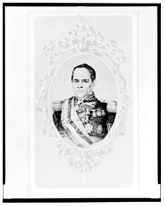 Antonio Lopez de Santa Anna, head-and-shoulders portrait, facing front LCCN2005683078