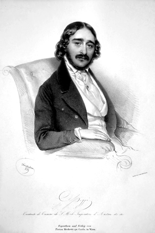 Antonio Poggi 1839 Litho