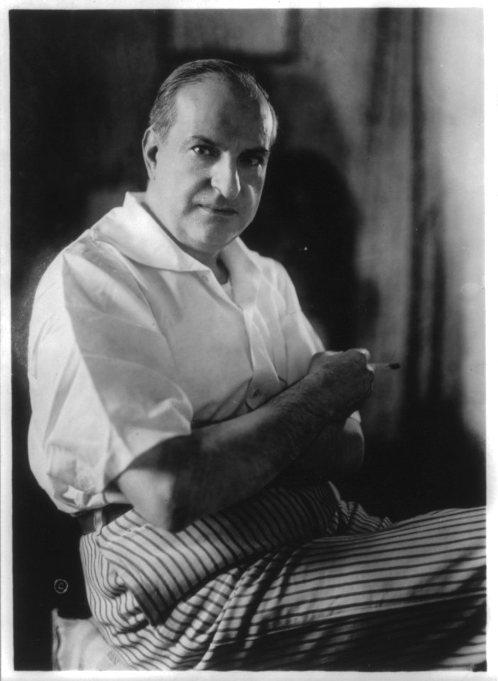 Antonio Scotti, 1866-1936, three-quarters length portrait, seated, facing slightly right LCCN2006677759