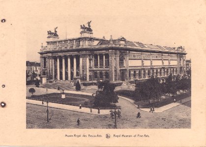 Antuérpia, Bélgica, inicio do Sec. XX, Musée Royal des Beaux-Arts, Arquivo de Villa Maria, Angra do Heroísmo, Açores.
