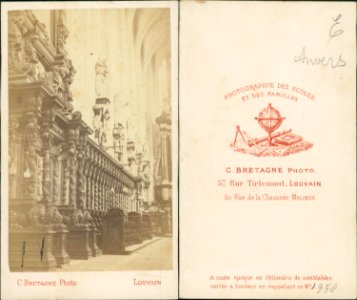 Anvers, stalles de l'église St-Paul (C Bretagne)