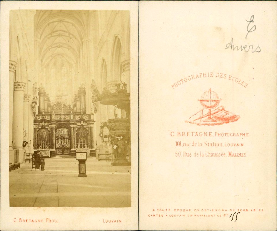 Anvers, intérieur de l'église St-Paul (C Bretagne)