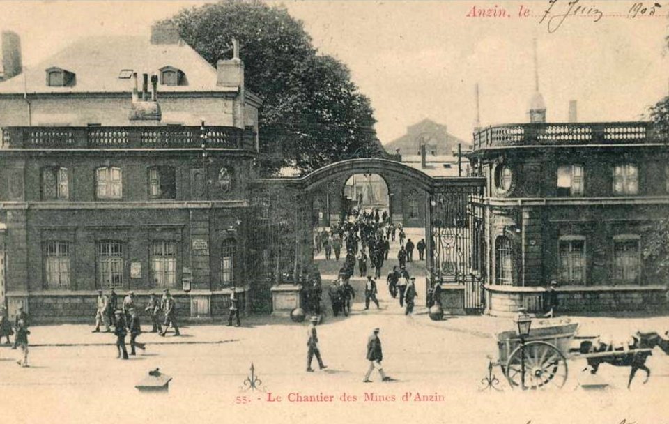 Anzin - Entrée du chantier des mines (B)