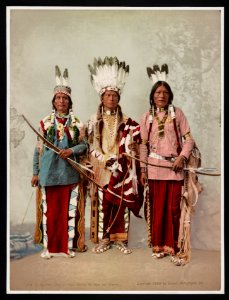 Apaches. Chief James A. Garfield. Pouche Te Foya and Sanches LOC ds.10817