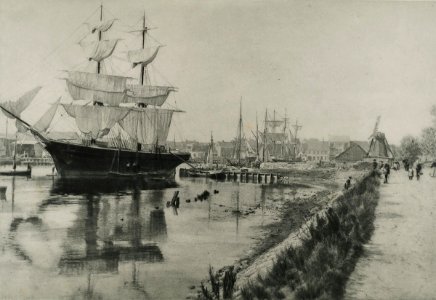 Apenrader Hafen by Wilhelm Dreesen mkg