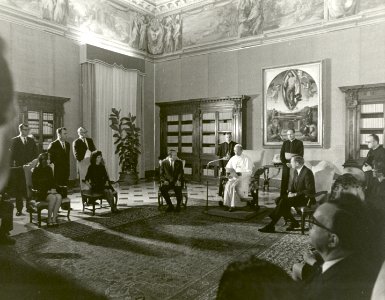 Apollo 11 Astronauts Receive a Papal Audience by Pope Paul VI - GPN-2002-000018