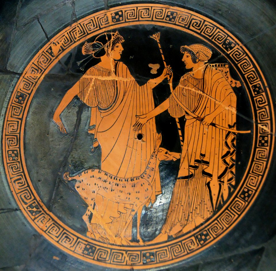 Apollo Artemis Brygos Louvre G151