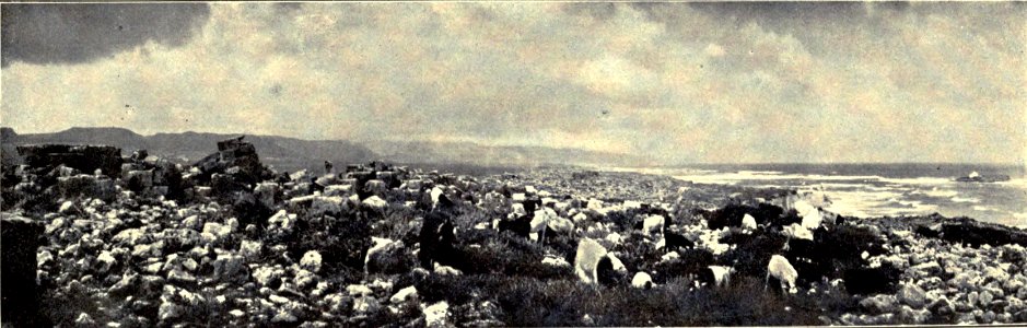 Apollonia in Storm. Facing p.138. Accidents of an antiquary's life. 1910