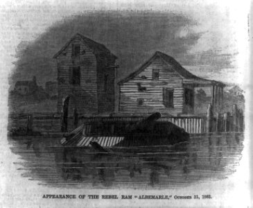 Appearance of the Rebel Ram Albemarle, October 31, 1862 LCCN2007677026