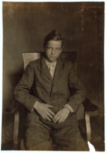 Applying for certificate - Leo Mette, 205 Albany St., 14 years. Application for Flint Mill as sweeper. Left school in 3rd grade. Slightly defective speech. 2nd application. Worked two weeks LOC nclc.05063
