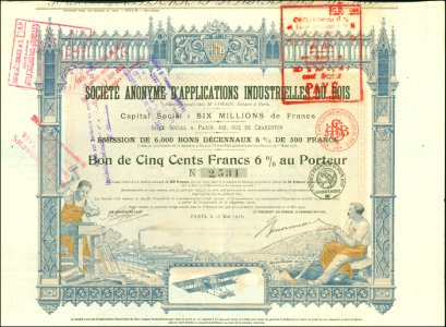 Applications Industrielles du Bois 1918