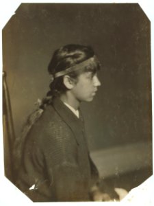 Applying for work paper first time Gertrude Pereira, 99 Stowe St., 14 years old - to be a ring spinner in Borden City Mill. 6th Grade, Wiley School. Learned to spin in school vacations. LOC nclc.05069